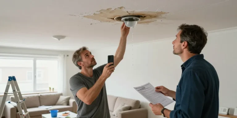 dégâts des eaux plafond locataire ou propriétaire
