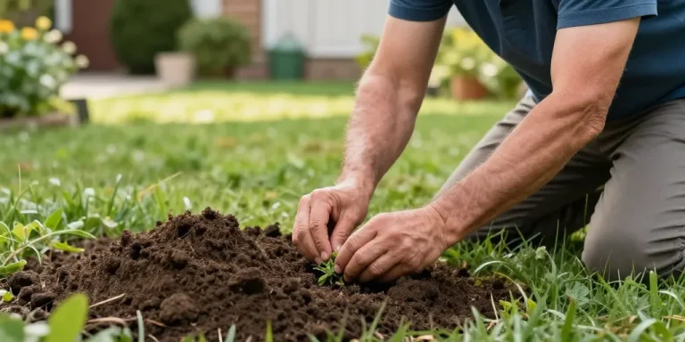 taupe dans jardin que faire