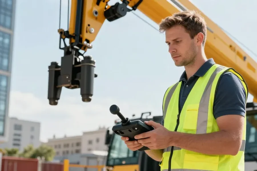 comment utiliser une grue auxiliaire