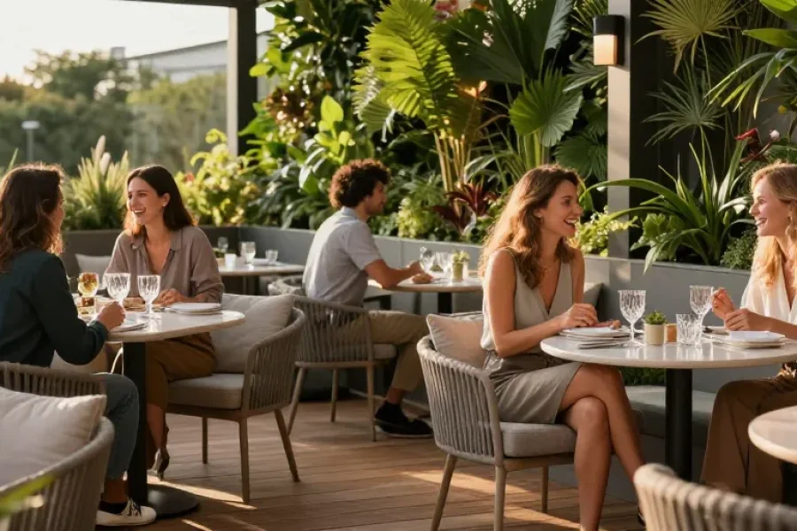 idée terrasse restaurant